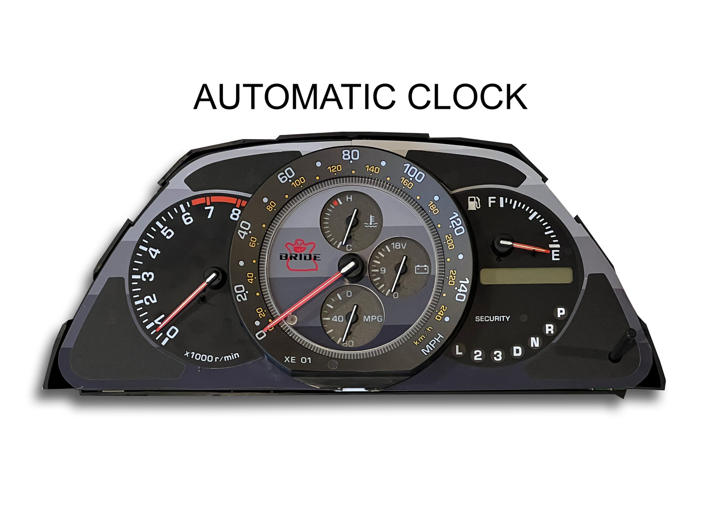 IS200/IS300/ALTEZZA | BRIDE Livery Gauge Cluster Decal Kit