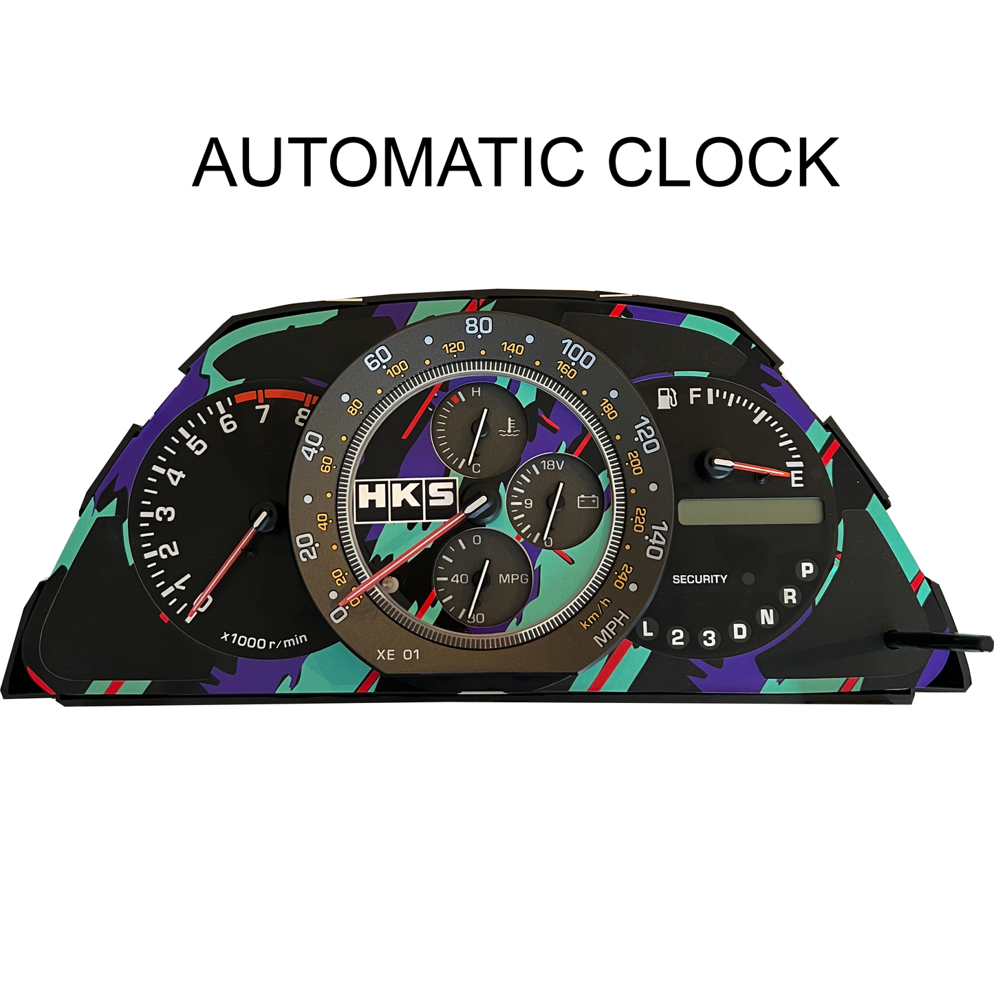IS200/IS300/ALTEZZA | HKS Livery Clock Sticker