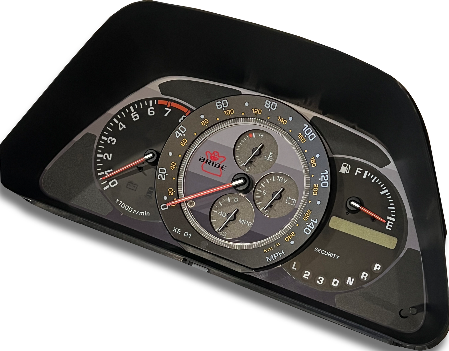 IS200/IS300/ALTEZZA | BRIDE Livery Gauge Cluster Decal Kit