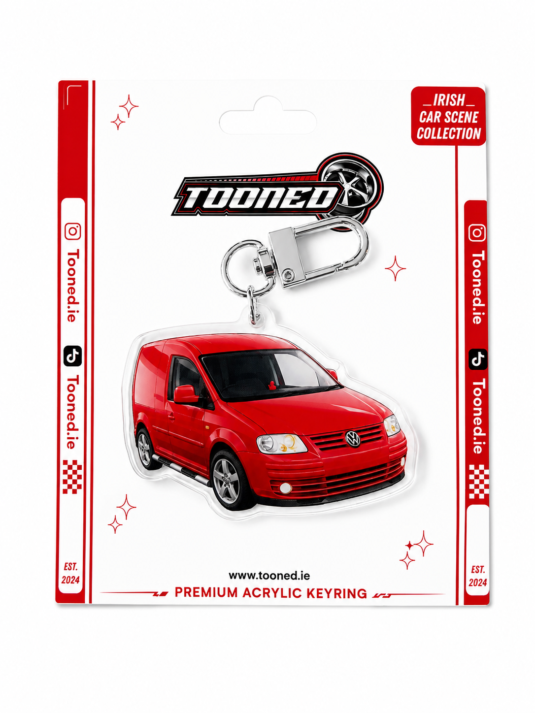 VOLKSWAGEN CADDY VAN KEYRING