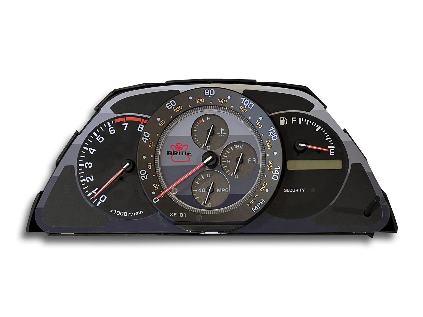 IS200/IS300/ALTEZZA | BRIDE Livery Gauge Cluster Decal Kit