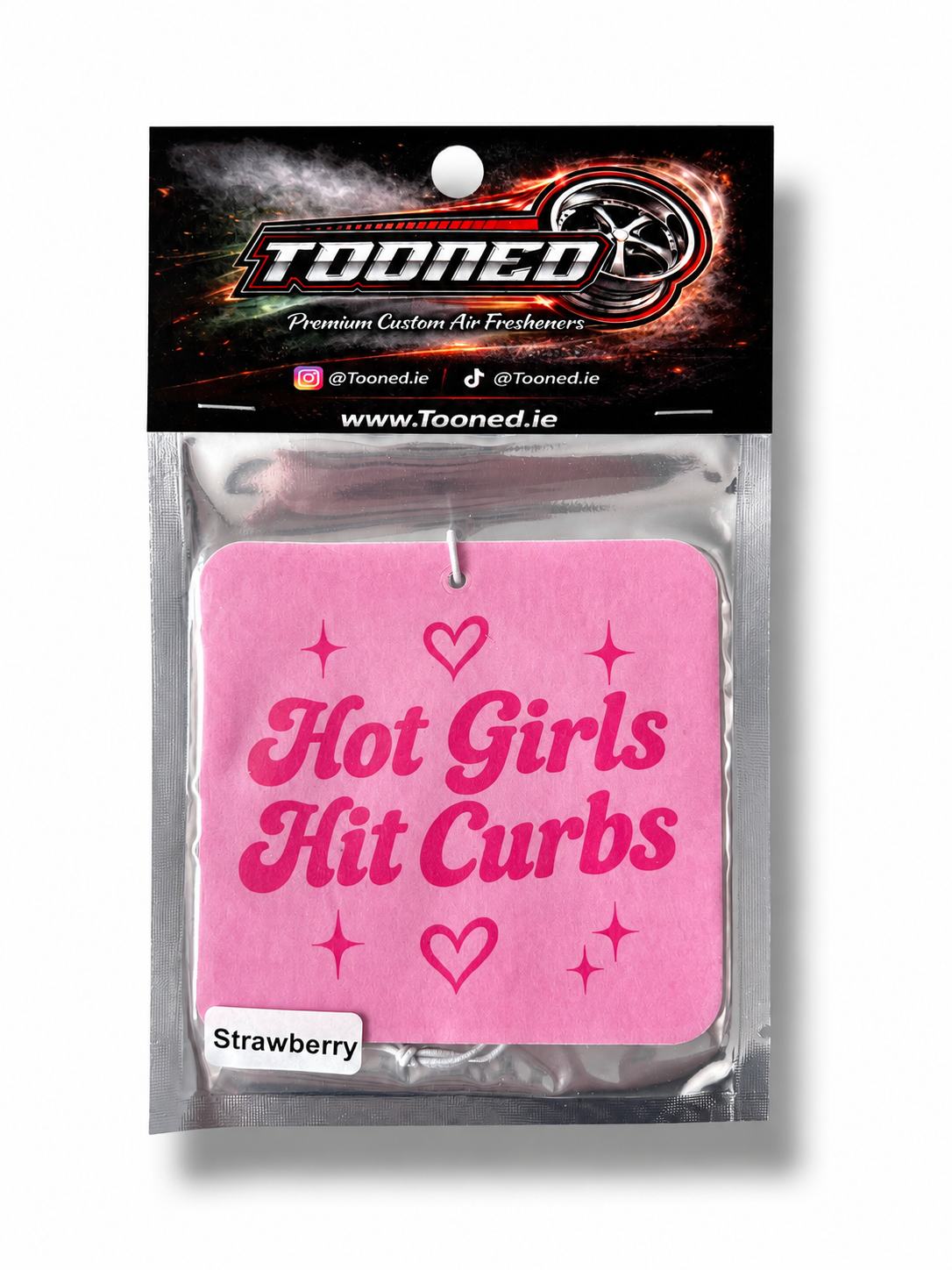 HOT GIRLS HIT CURBS Car Air-Freshener