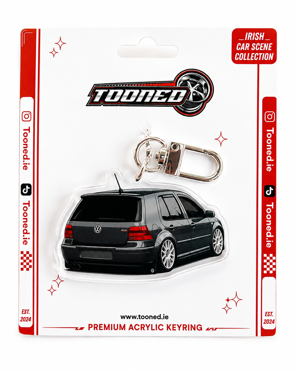 VW GOLF MK4 KEYRING
