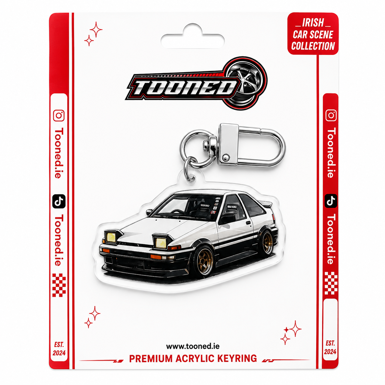 TOYOTA TWINCAM (AE86) KEYRING