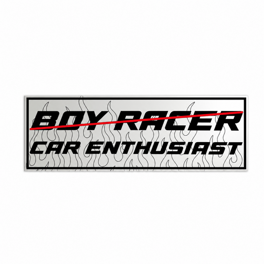 BOY RACER / CAR ENTHUSIAST  SLAP STICKER