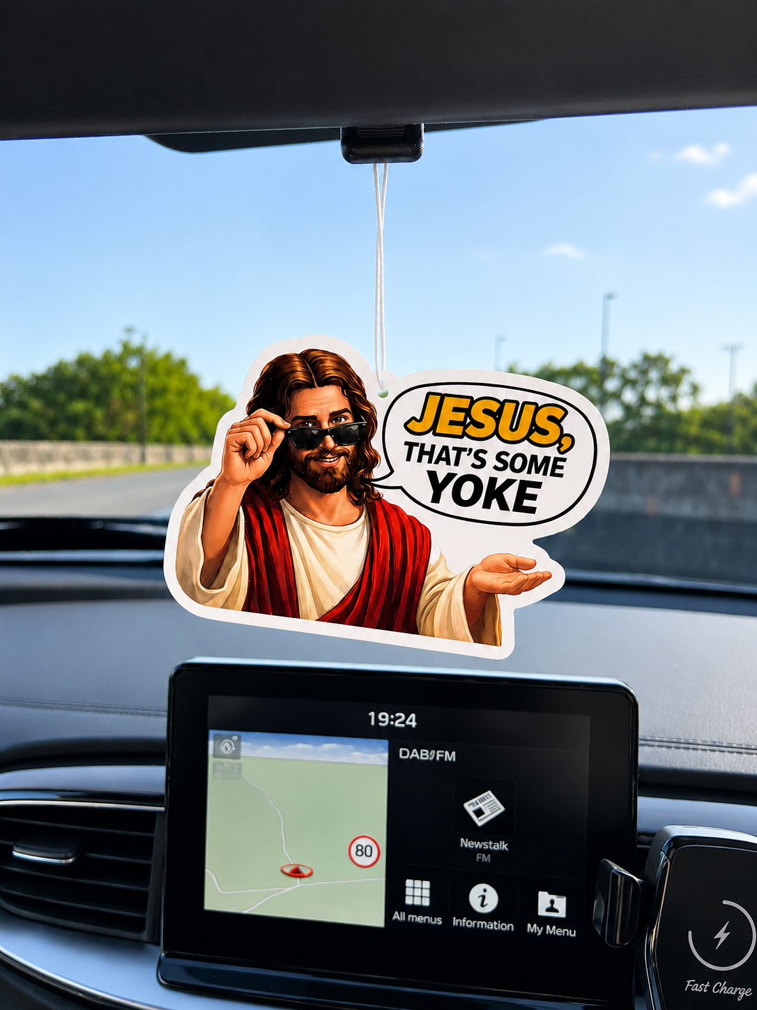 JESUS, THATS SOME YOKE Car Air-Freshener