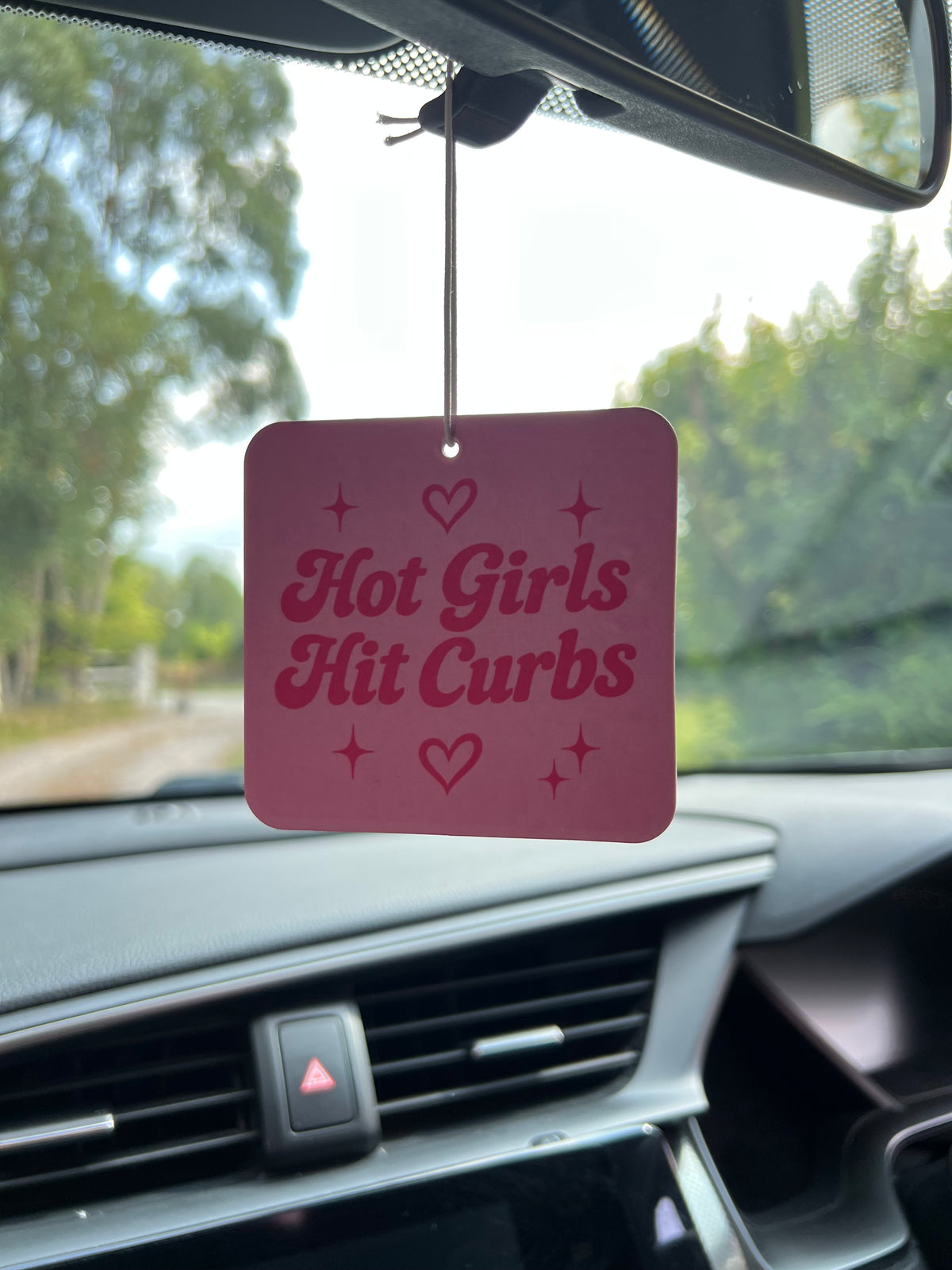 HOT GIRLS HIT CURBS Car Air-Freshener