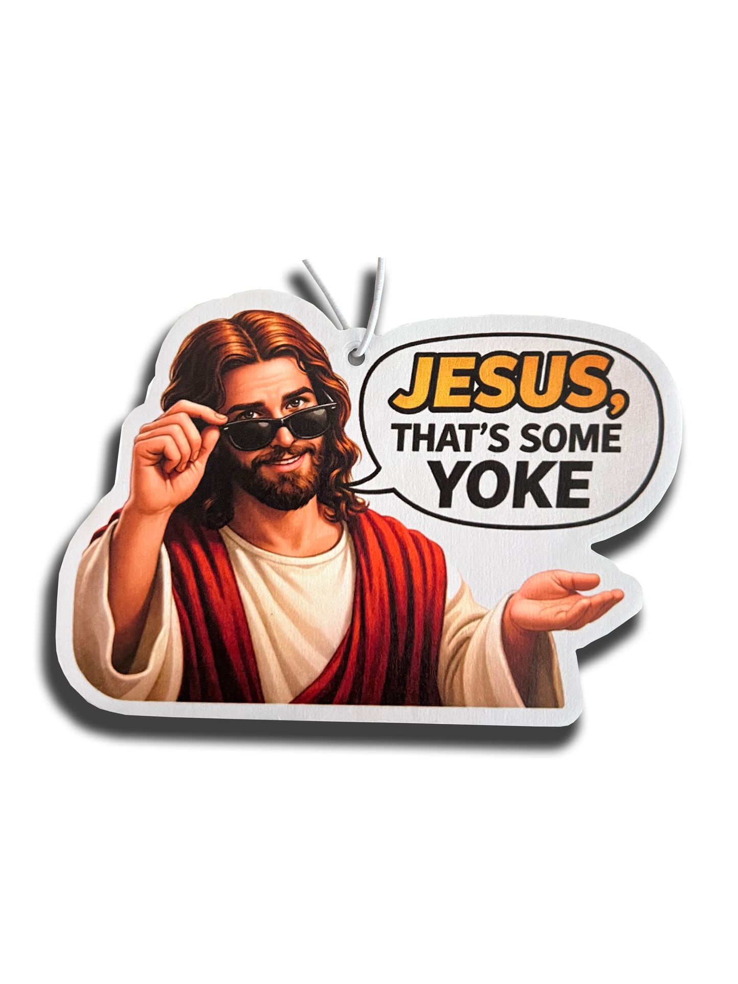JESUS, THATS SOME YOKE Car Air-Freshener