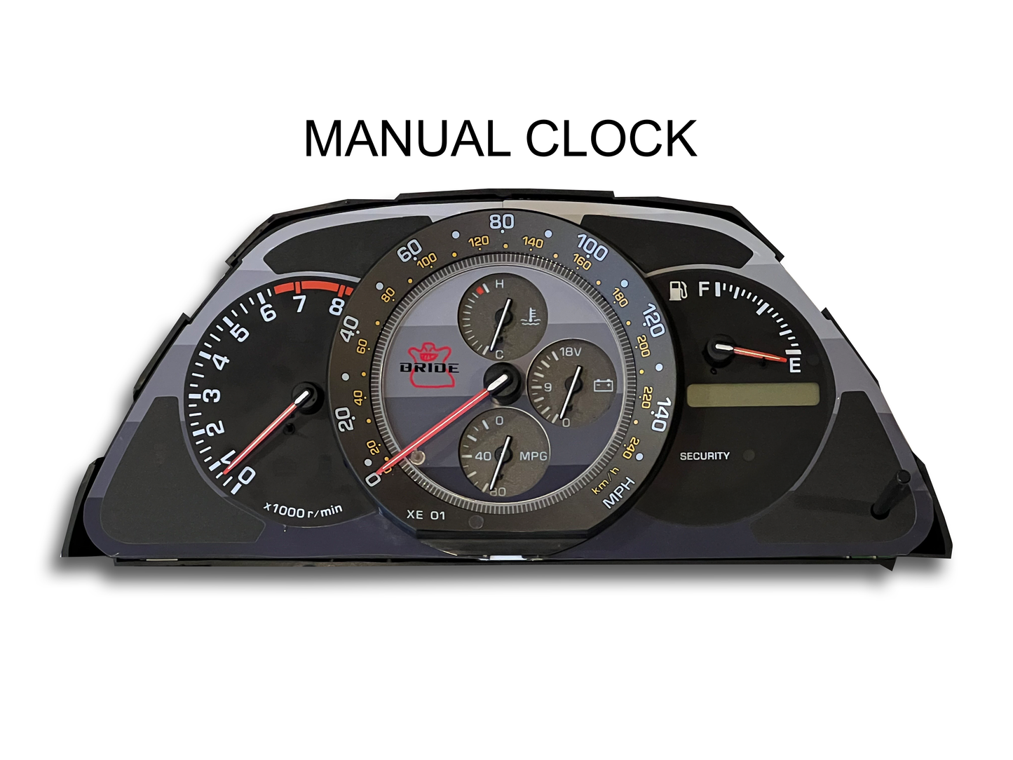 IS200/IS300/ALTEZZA | BRIDE Livery Gauge Cluster Decal Kit