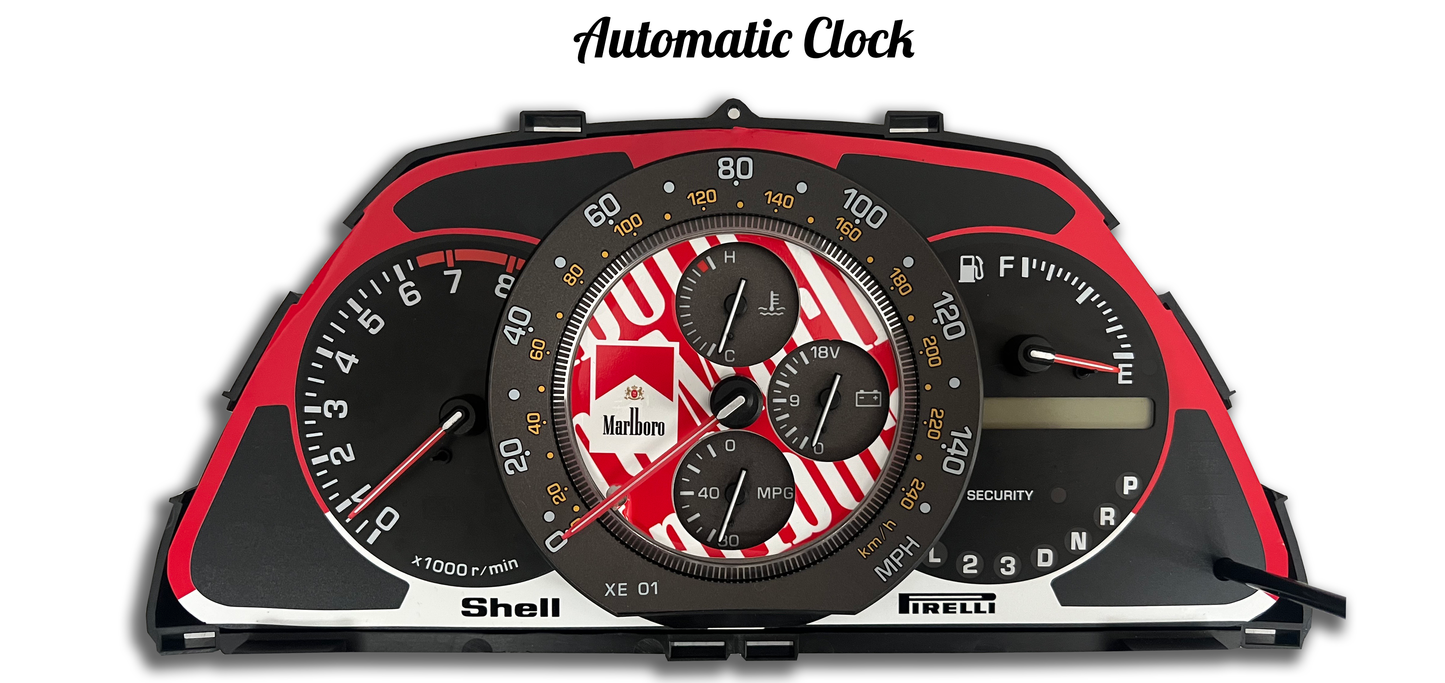 IS200/IS300/ALTEZZA | MARLBORO Livery Clock Sticker