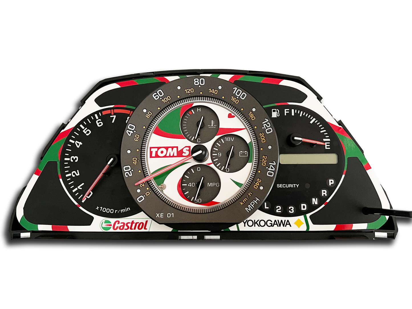 IS200/IS300/ALTEZZA | Castrol Livery Clock Sticker