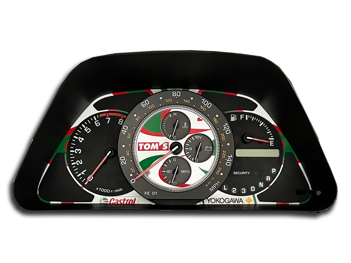 IS200/IS300/ALTEZZA | Castrol Livery Clock Sticker